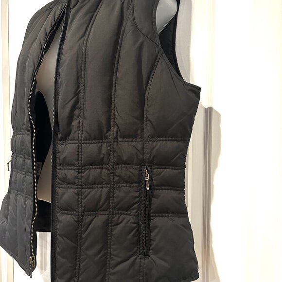 Eddie Bauer Women’s Black Goose Down Vest, Size L - Picture 6 of 15